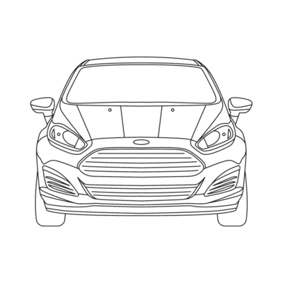 Audi A3 windscreen replacement diagram